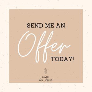 Reasonable offers welcome! ☺️